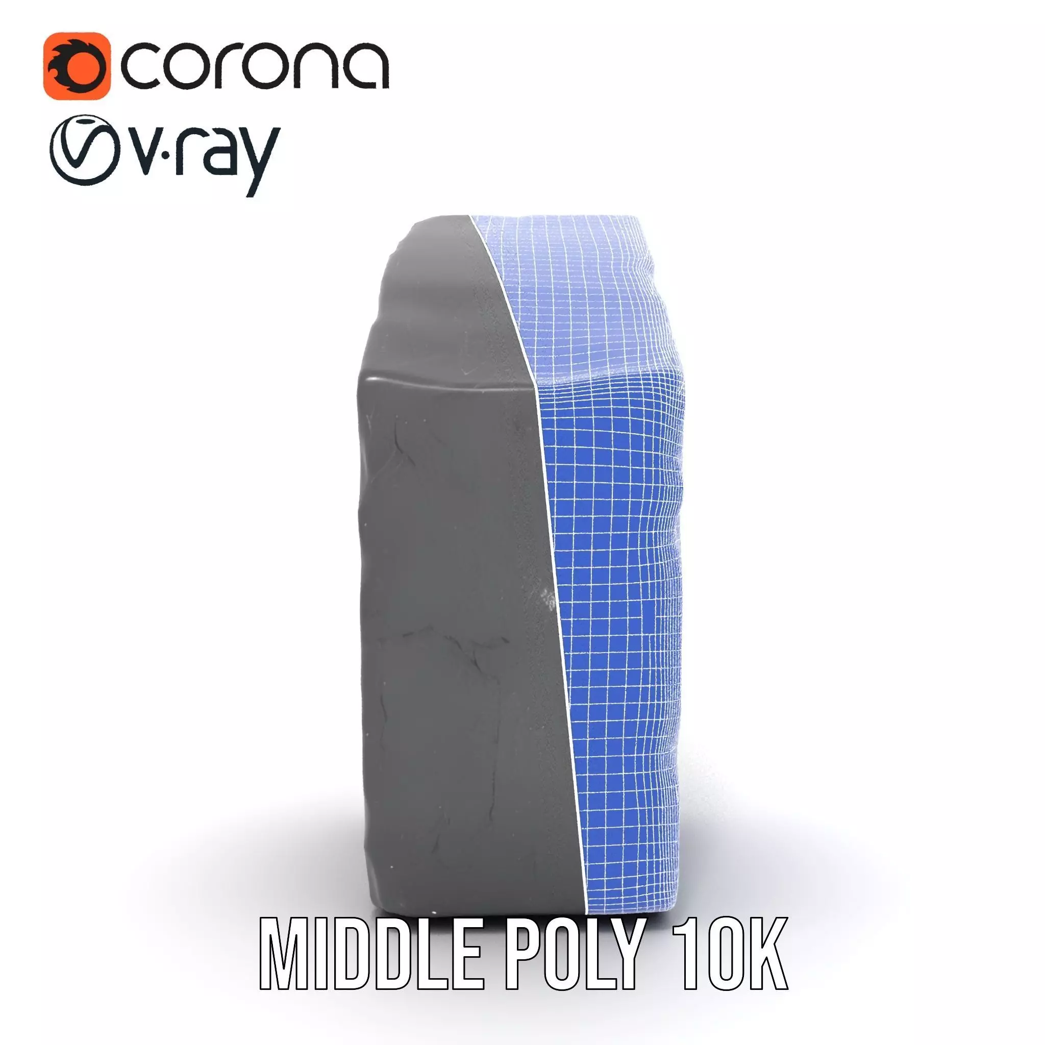 Ancient Stone Tablet model pack Low-poly 3D model_30