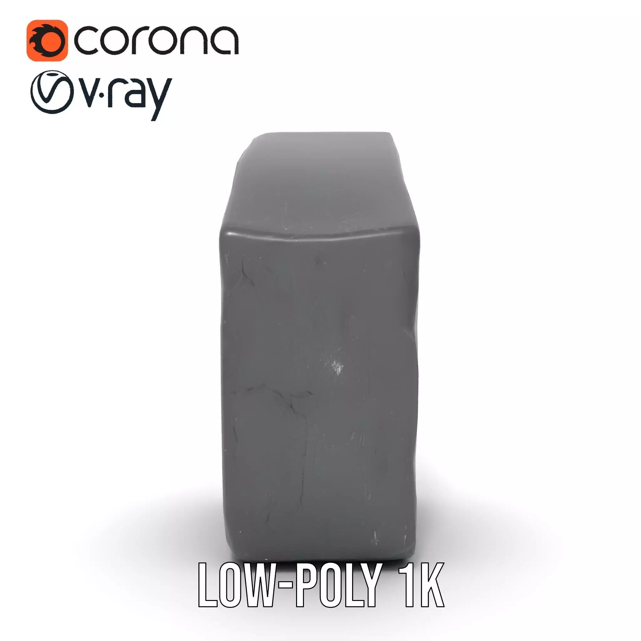 Ancient Stone Tablet model pack Low-poly 3D model_12