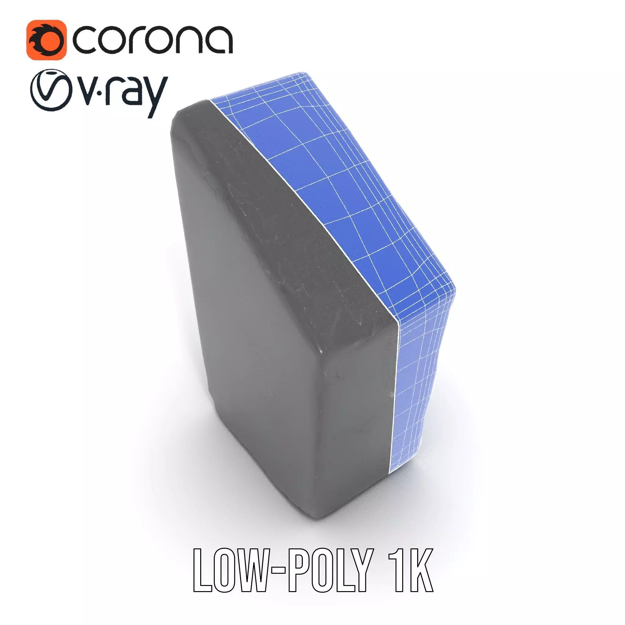 Ancient Stone Tablet model pack Low-poly 3D model_25