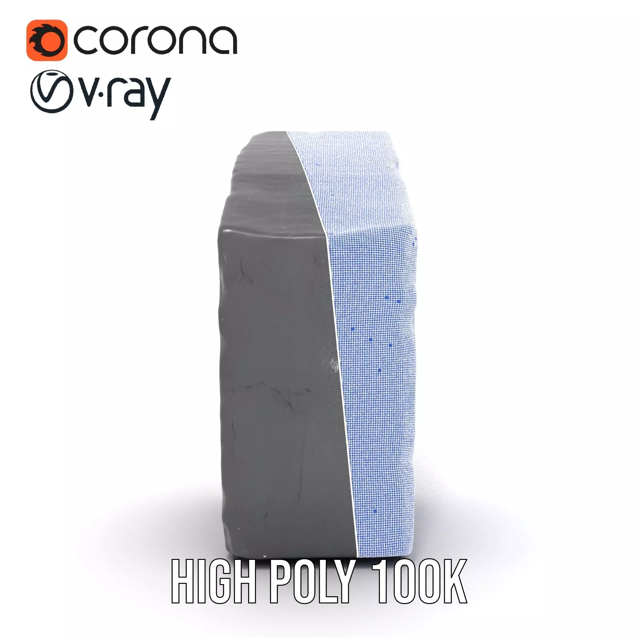 Ancient Stone Tablet model pack Low-poly 3D model_34