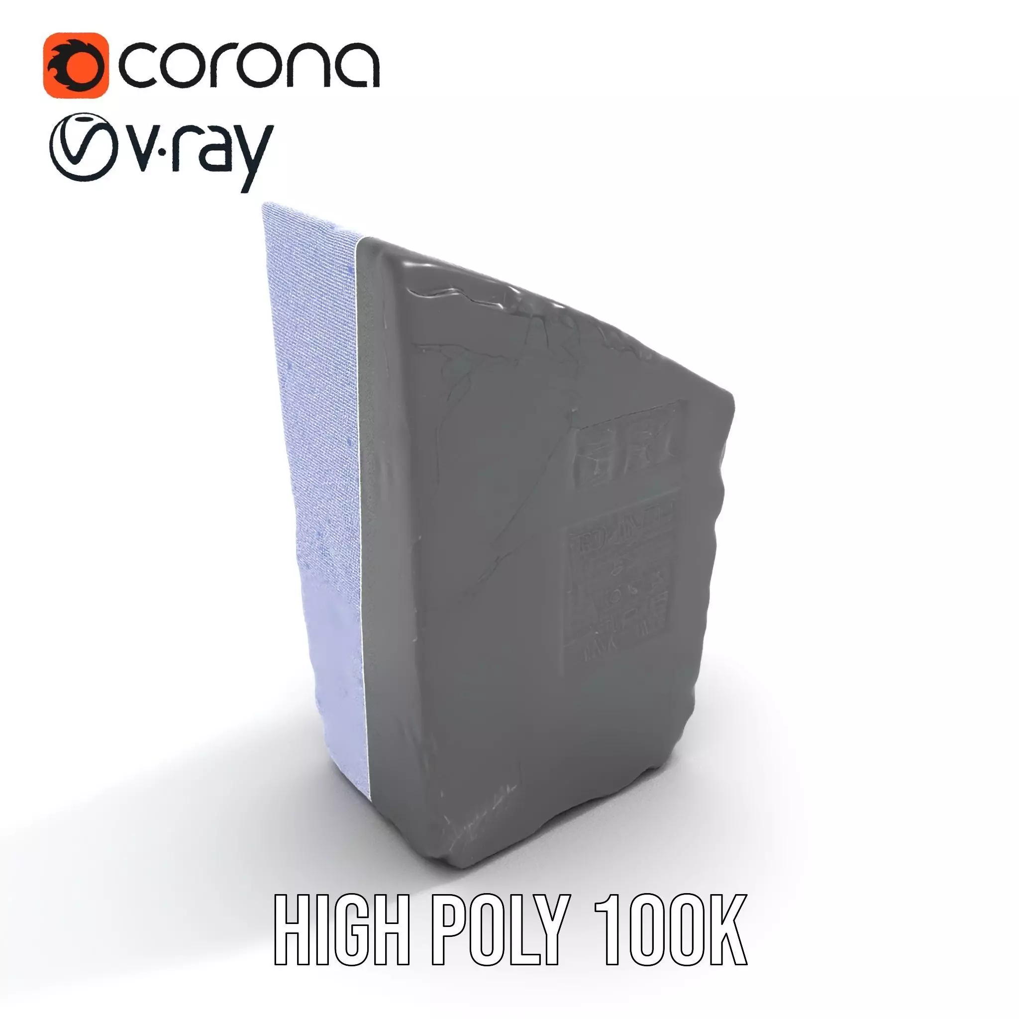 Ancient Stone Tablet model pack Low-poly 3D model_32