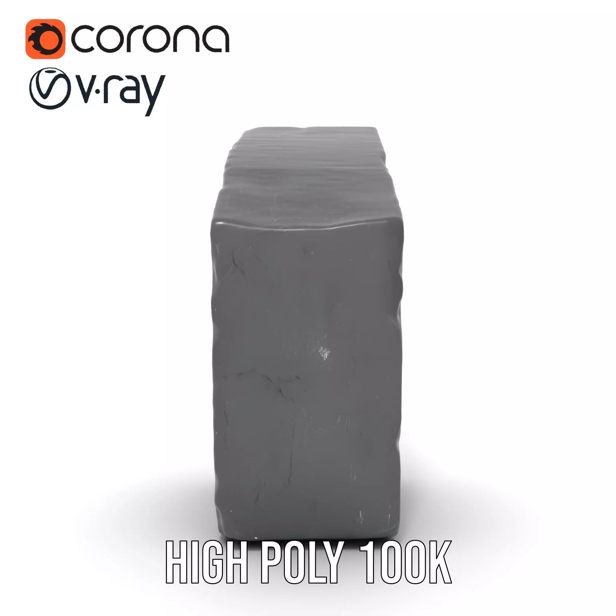 Ancient Stone Tablet model pack Low-poly 3D model_26