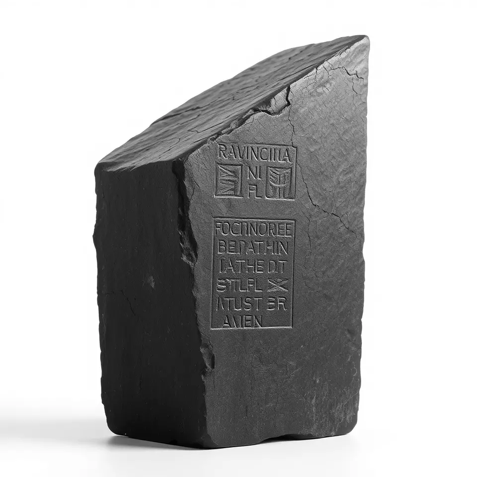 Ancient Stone Tablet model pack Low-poly 3D model_2