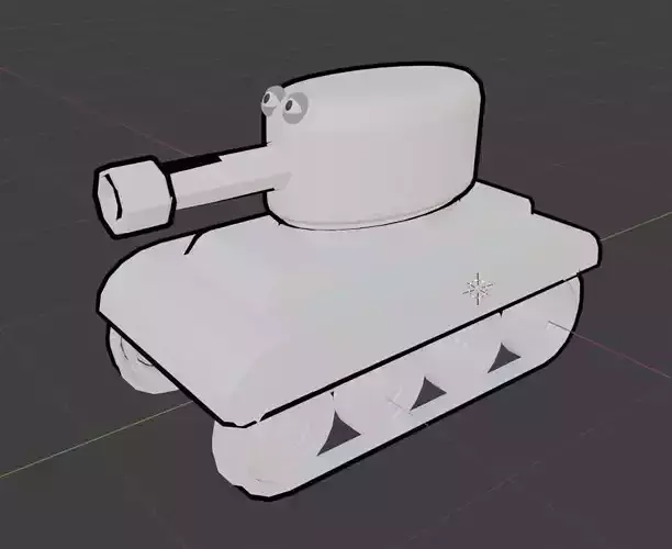 Tank with animation