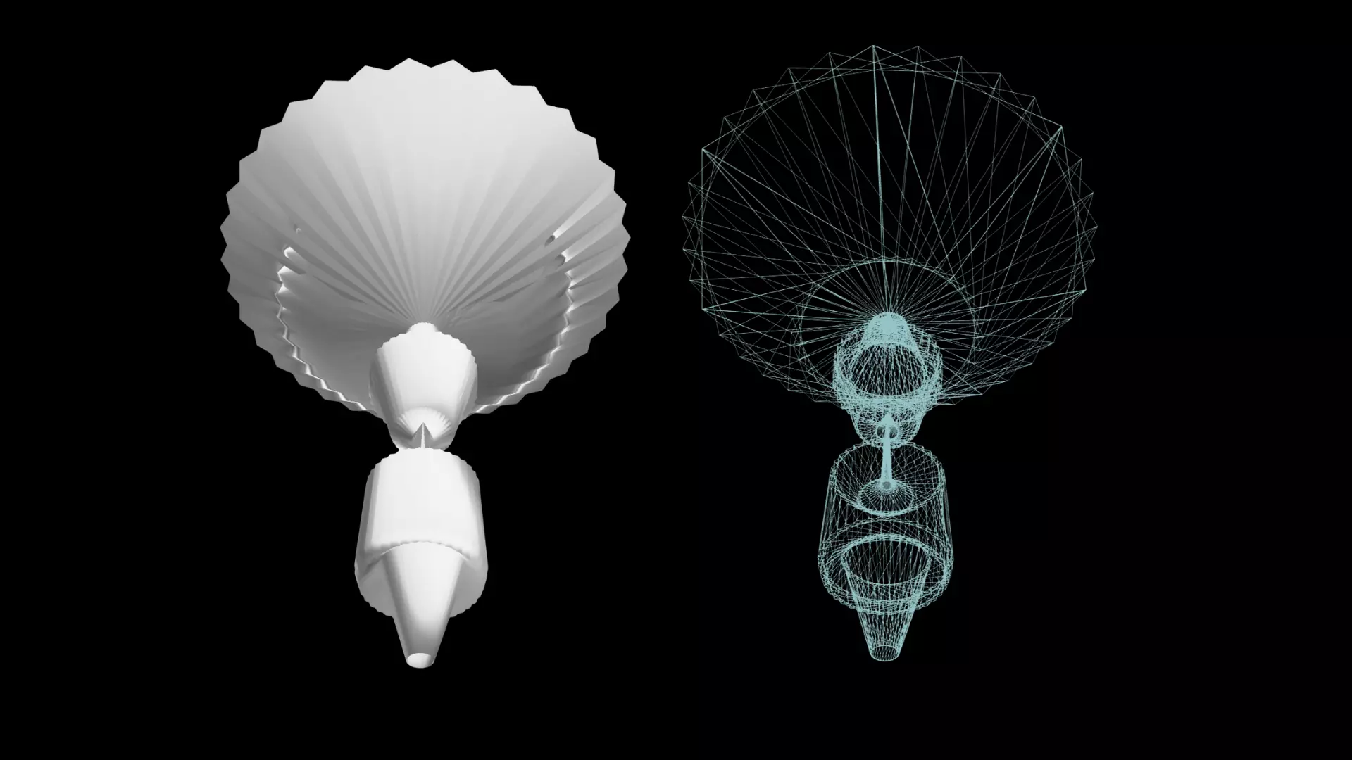 Neural Nucleus Model  Low-poly 3D model_2