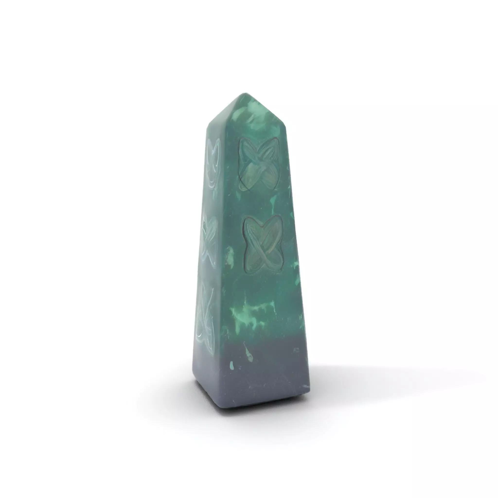 Green Marble Obelisk model pack Low-poly 3D model_7