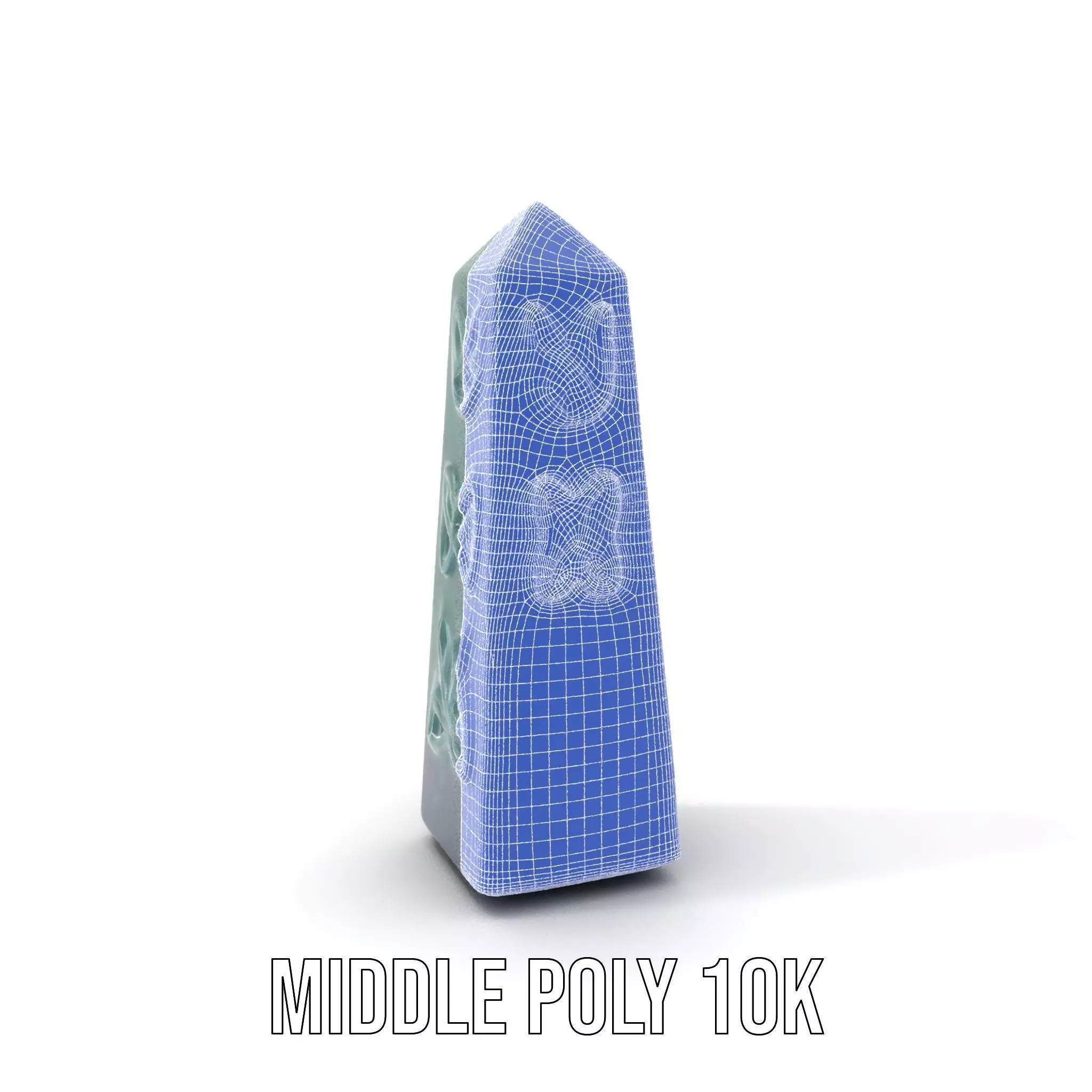 Green Marble Obelisk model pack Low-poly 3D model_29