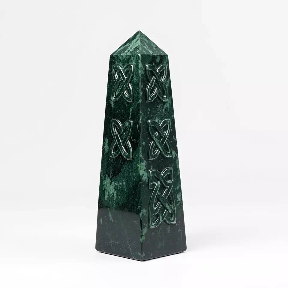 Green Marble Obelisk model pack Low-poly 3D model_2