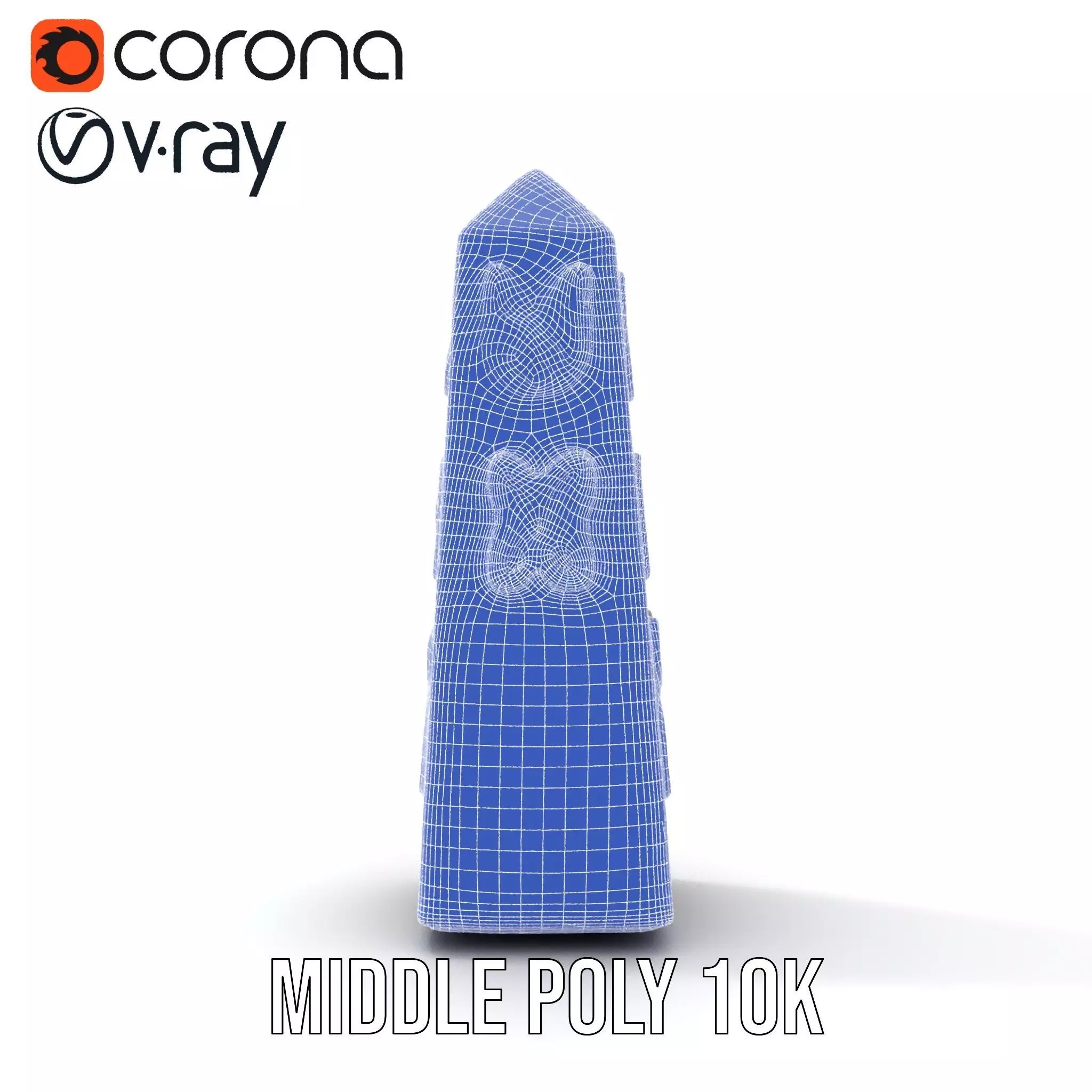 Green Marble Obelisk model pack Low-poly 3D model_24