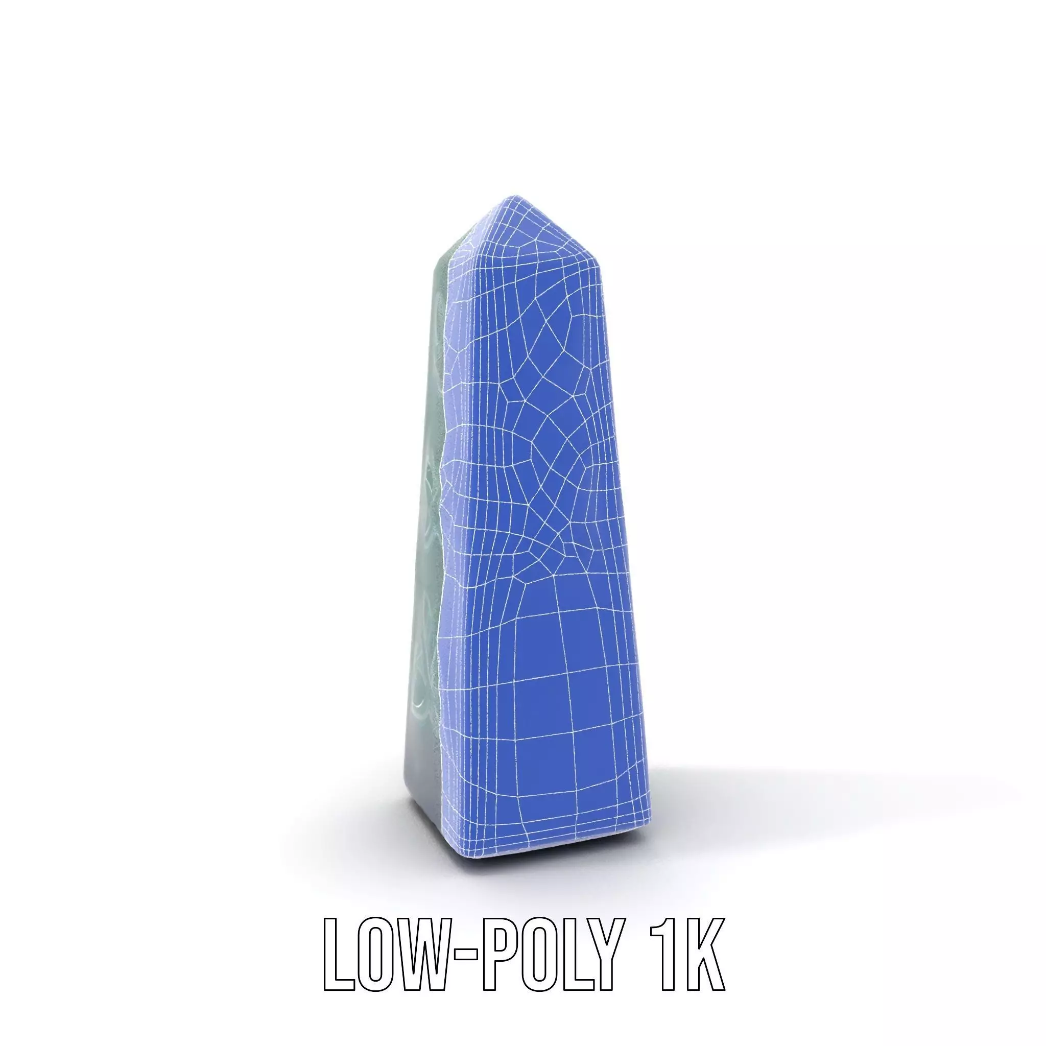 Green Marble Obelisk model pack Low-poly 3D model_25