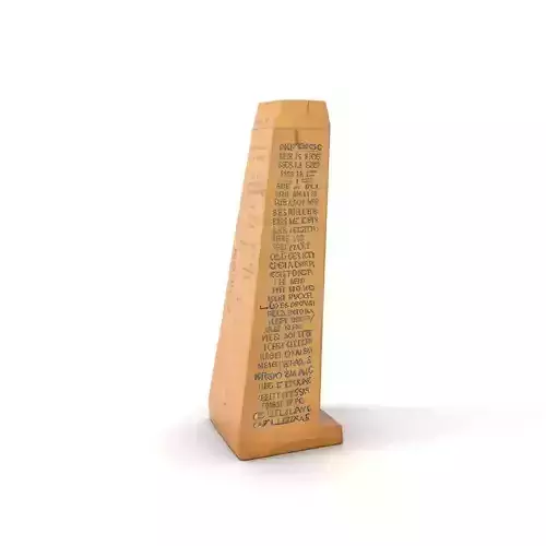 Ancient Stone Obelisk model pack Low-poly 3D model