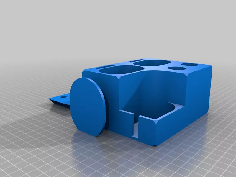 Toothbrush Toothpaste Holder 3D print model_1