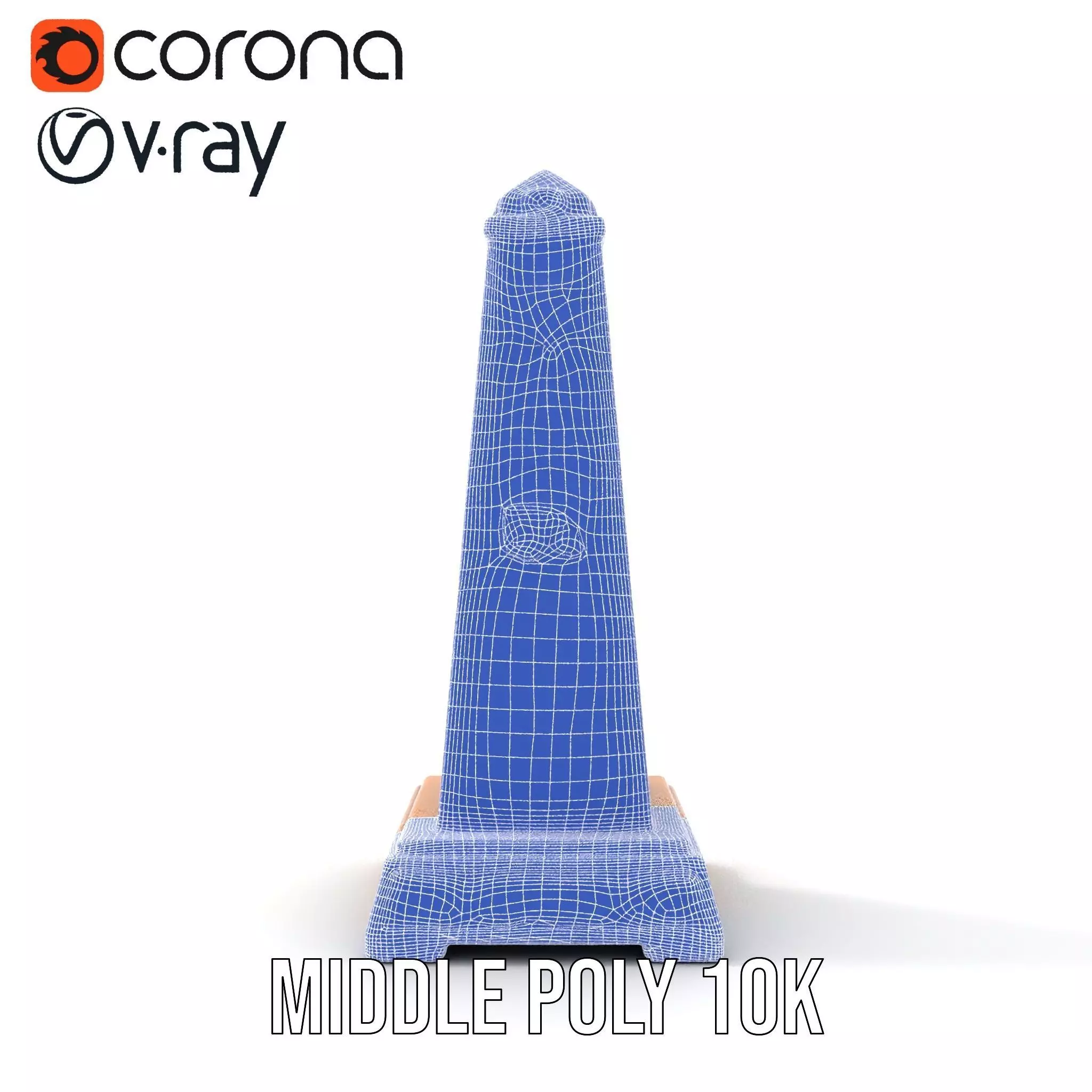 Emerald Obelisk Jade model pack Low-poly 3D model_16