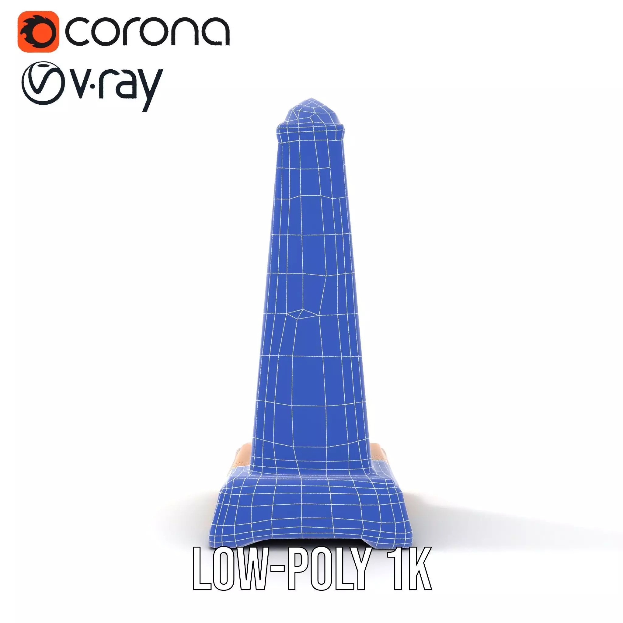 Emerald Obelisk Jade model pack Low-poly 3D model_24