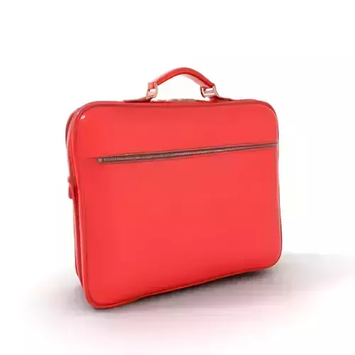 Elegant Red Briefcase model pack Low-poly 3D model Elegant Red Briefcase model pack Low-poly 3D model