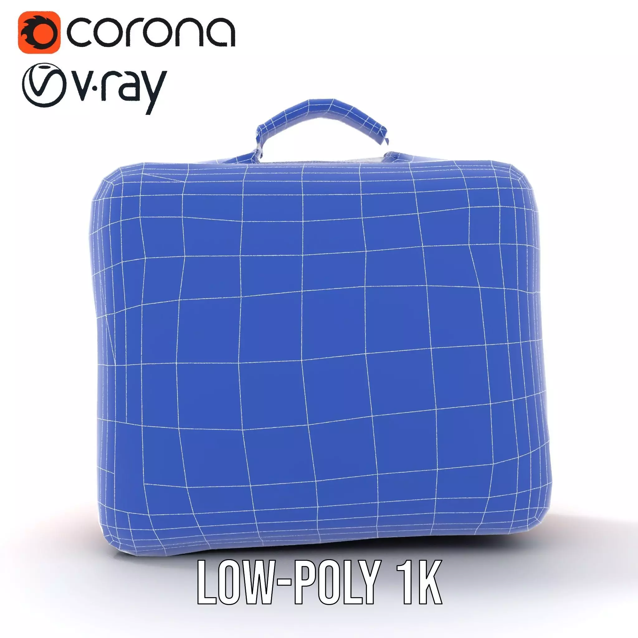 Elegant Red Briefcase model pack Low-poly 3D model_27
