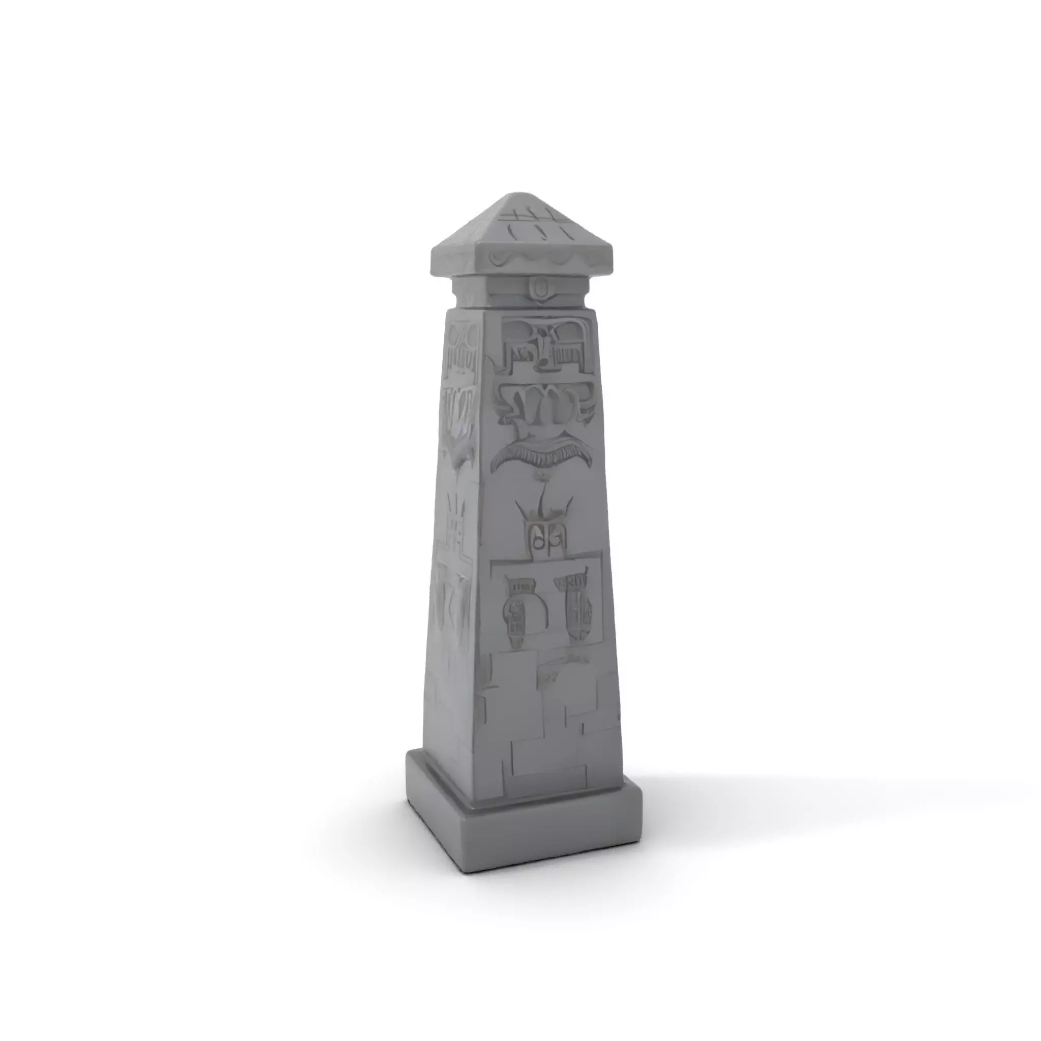 Ancient Obelisk Stone model pack Low-poly 3D model_6