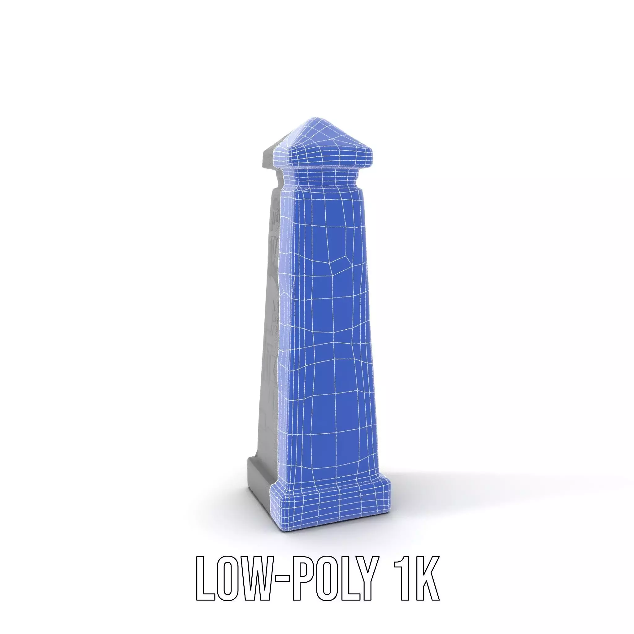 Ancient Obelisk Stone model pack Low-poly 3D model_14