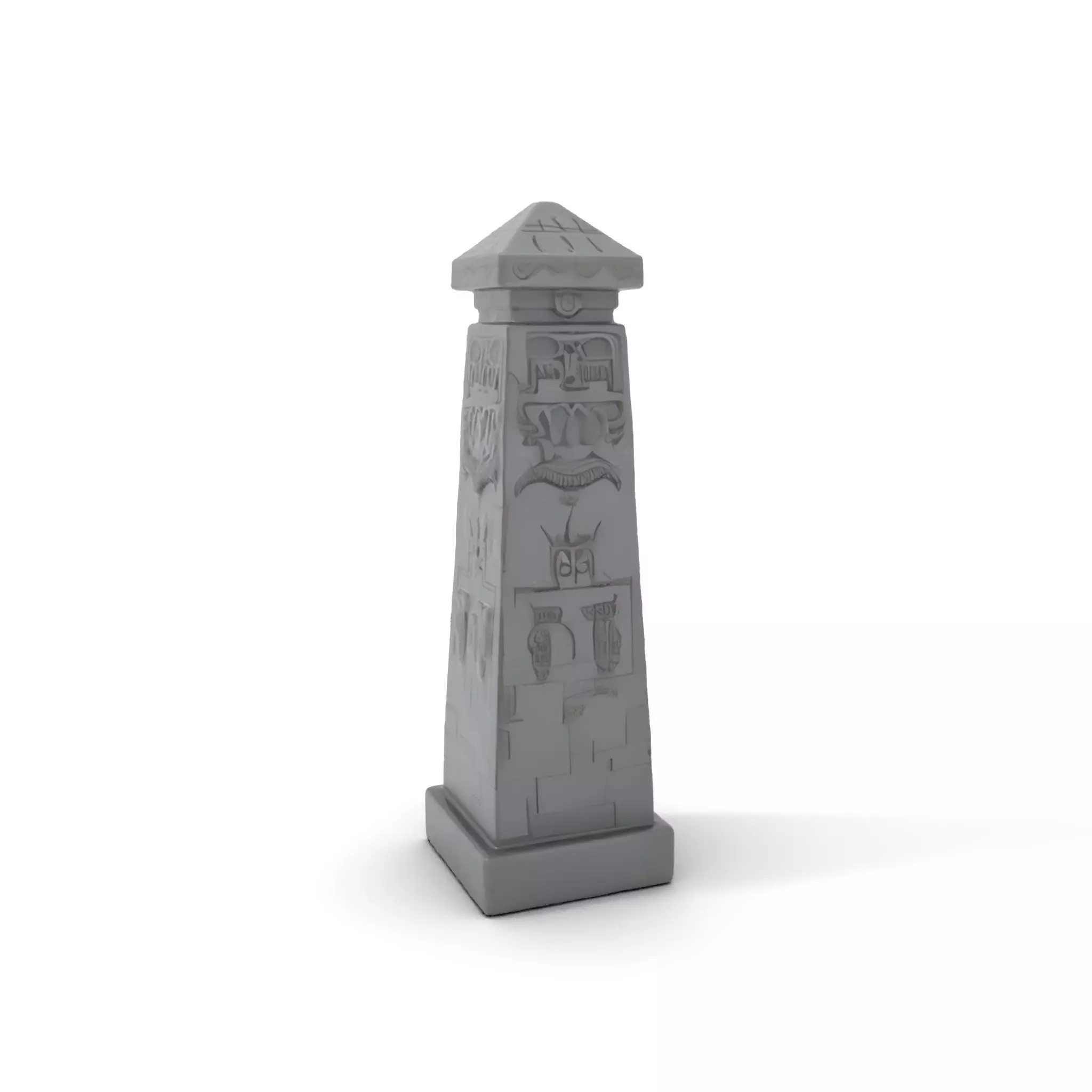 Ancient Obelisk Stone model pack Low-poly 3D model_0