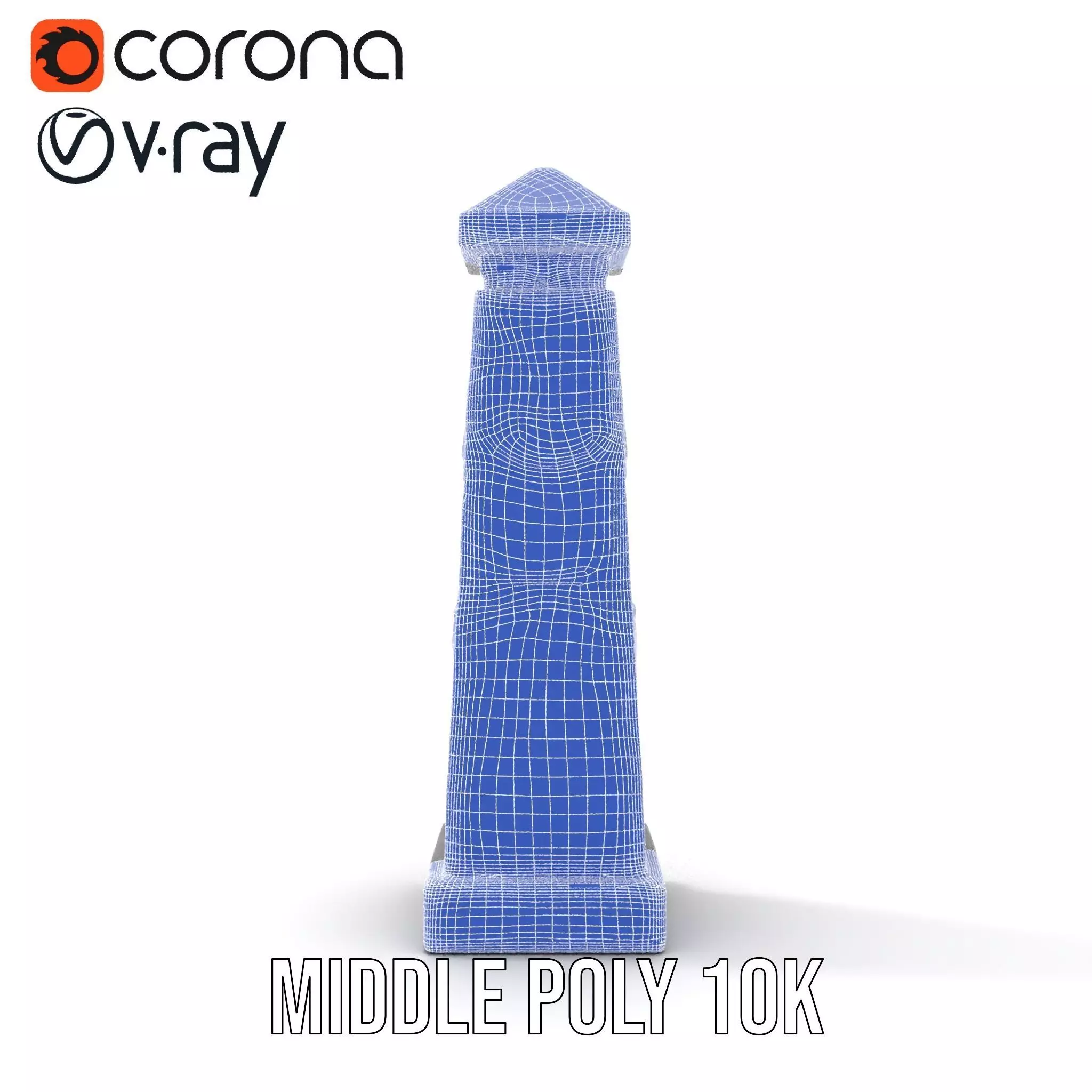 Ancient Obelisk Stone model pack Low-poly 3D model_23