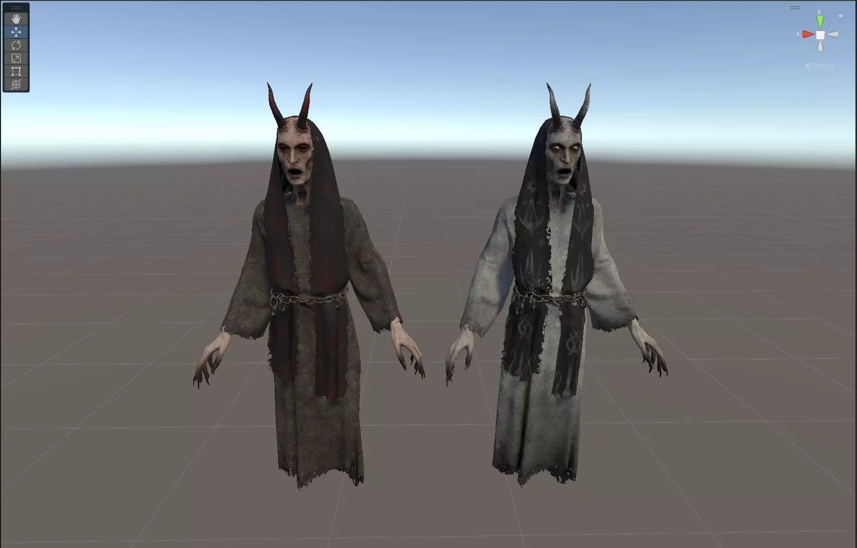 Flying Demon Low-poly 3D model_16