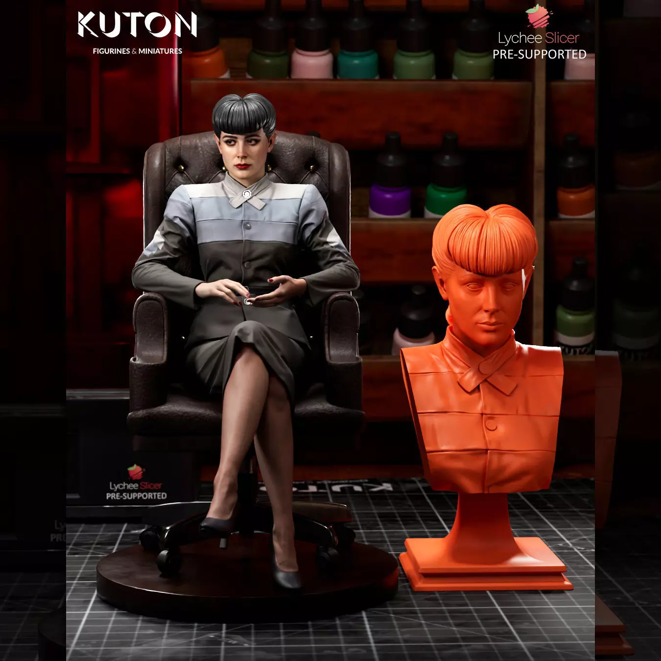 Rachel 3D print model_0