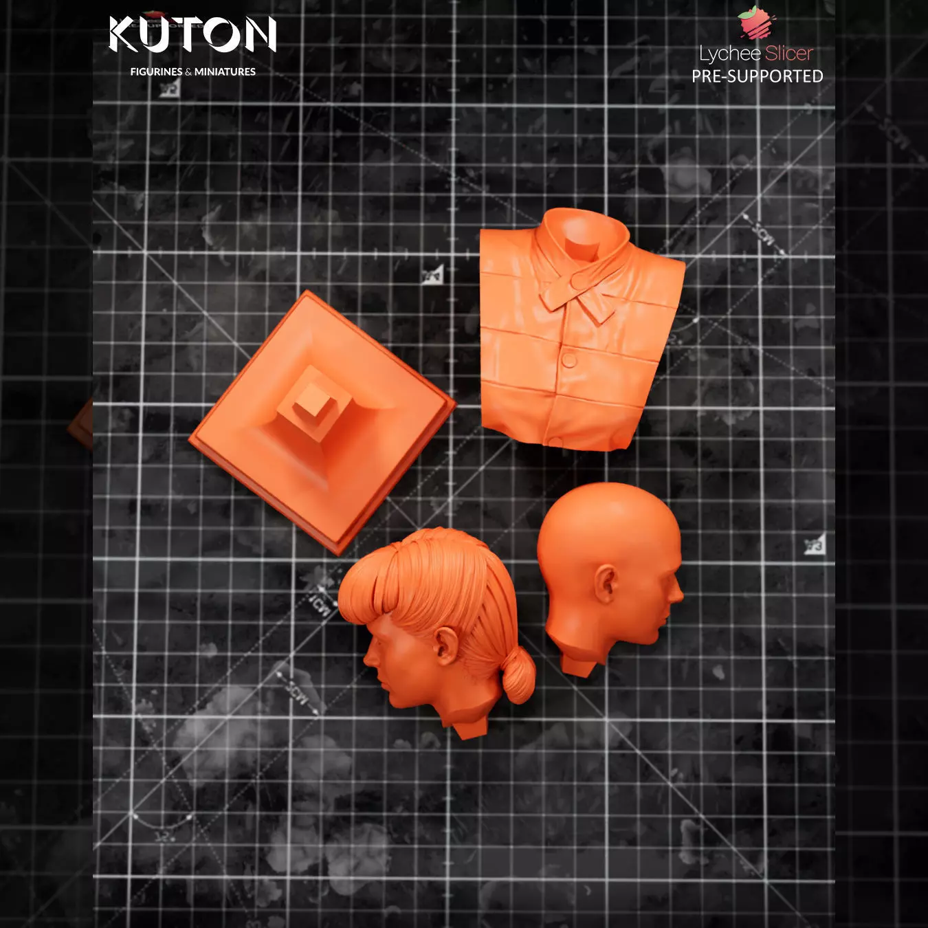 Rachel 3D print model_8