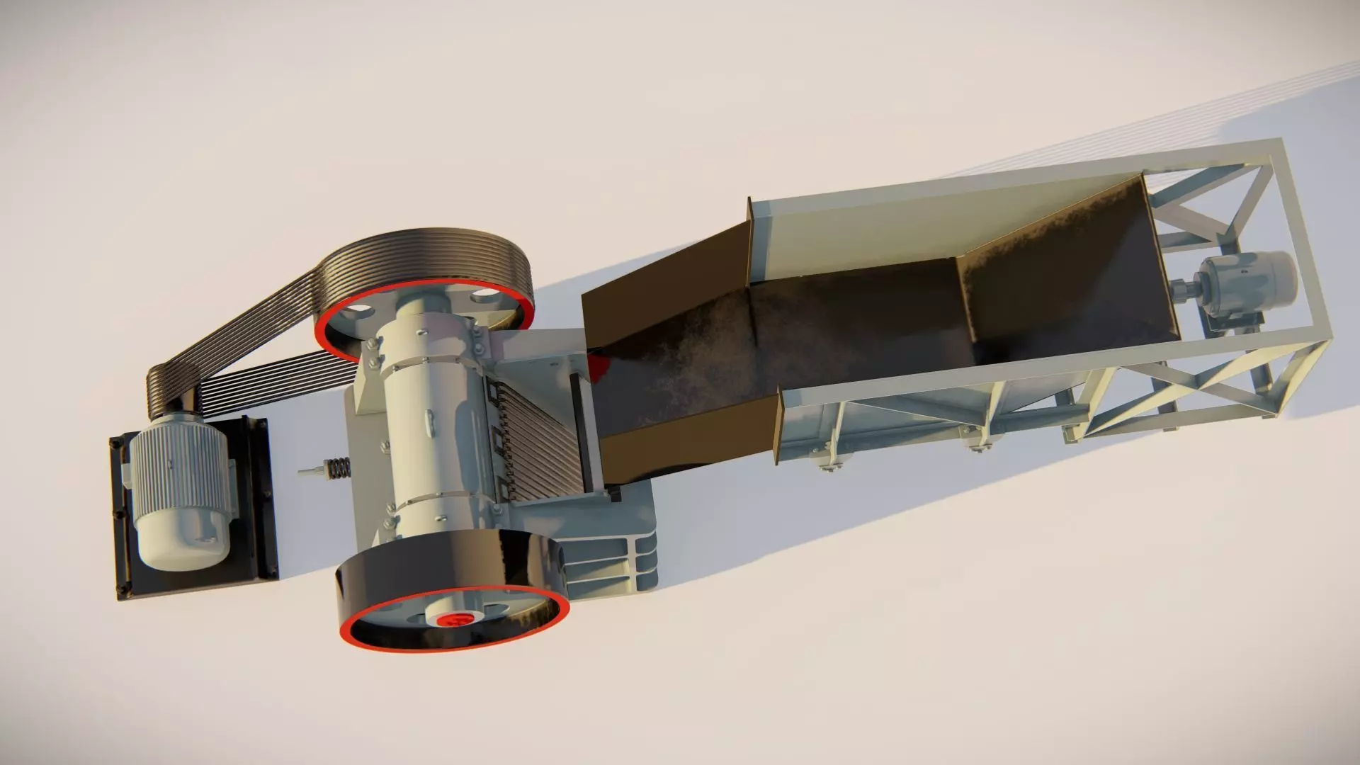 jaw crusher 3D model_1
