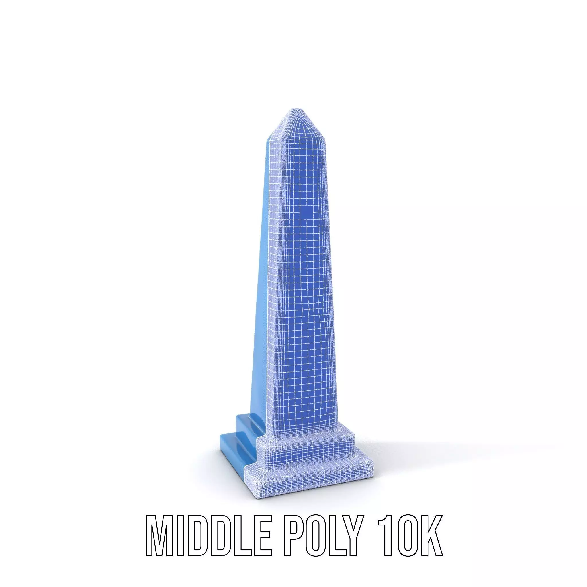 Azure Marble Obelisk model pack Low-poly 3D model_21