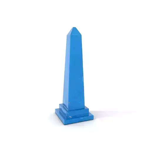 Azure Marble Obelisk model pack Low-poly 3D model