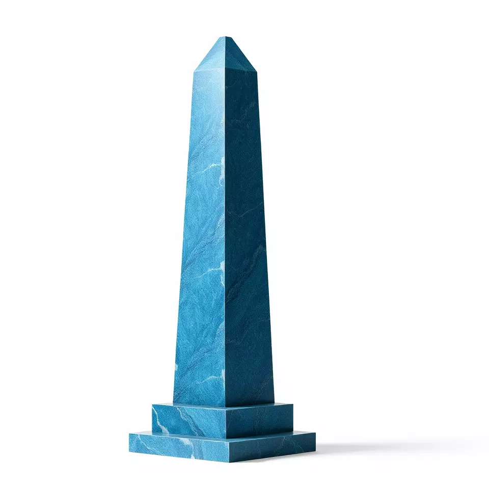 Azure Marble Obelisk model pack Low-poly 3D model_2