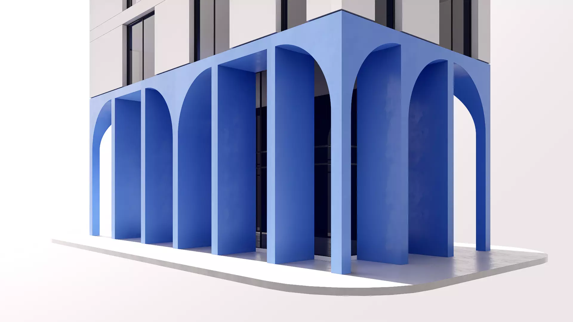 apartment Low-poly 3D model_3