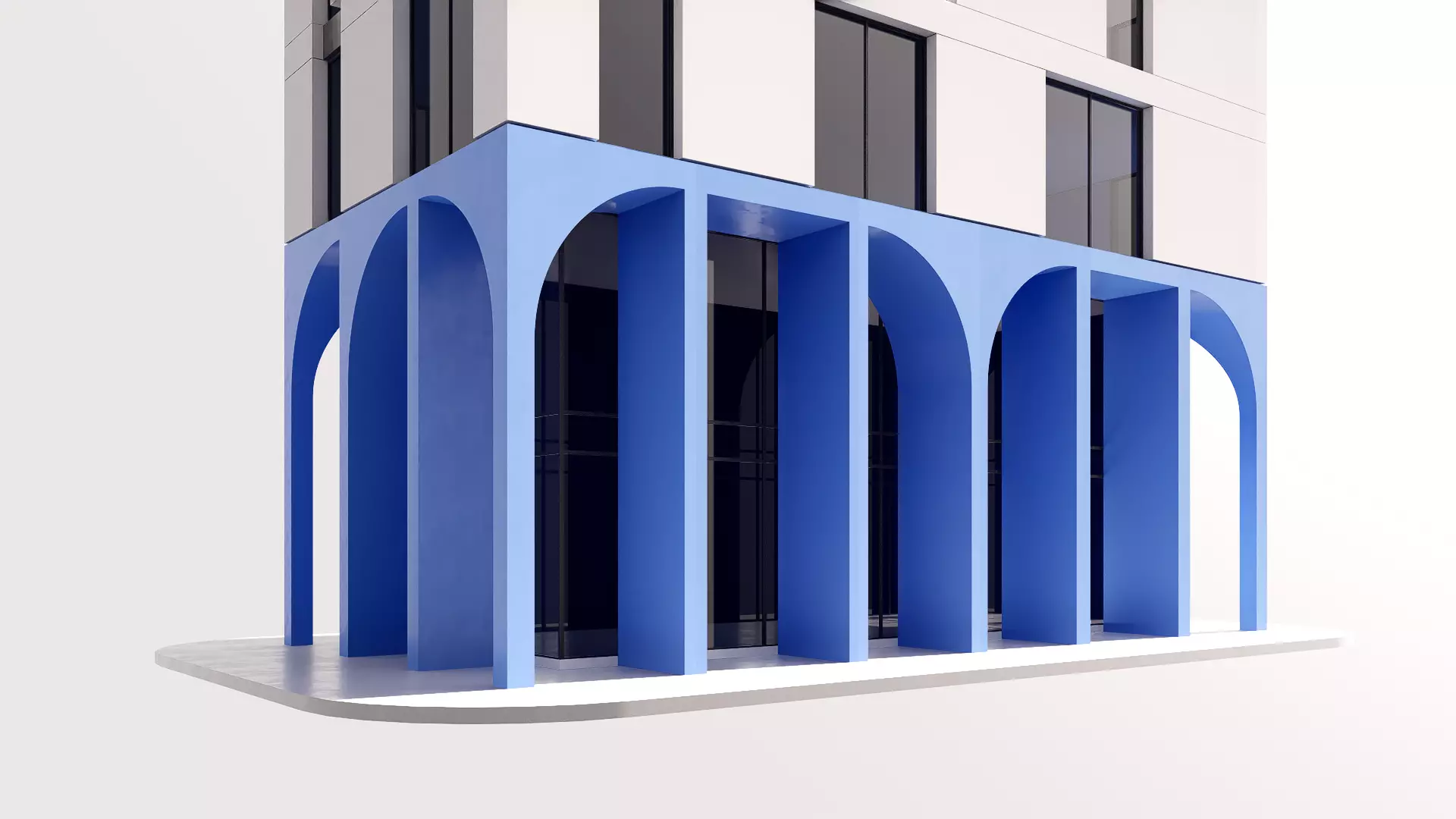 apartment Low-poly 3D model_4