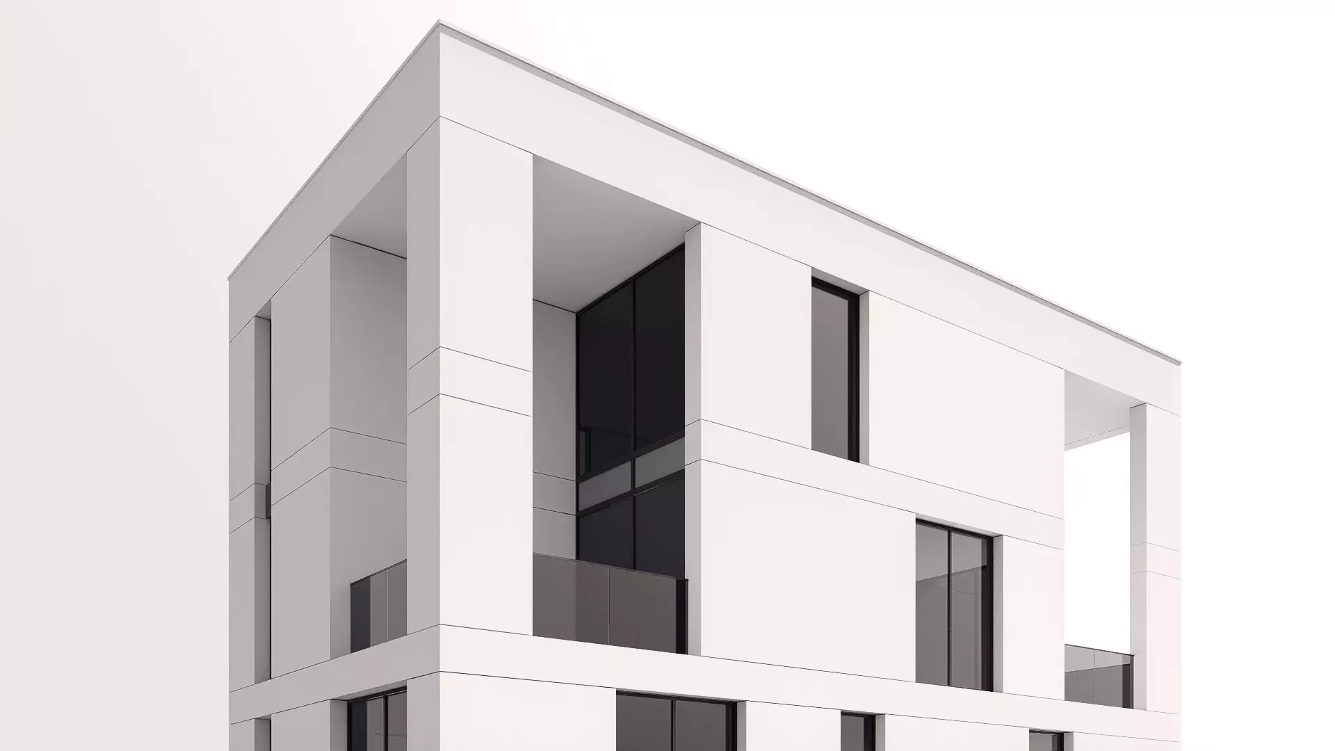 apartment Low-poly 3D model_5