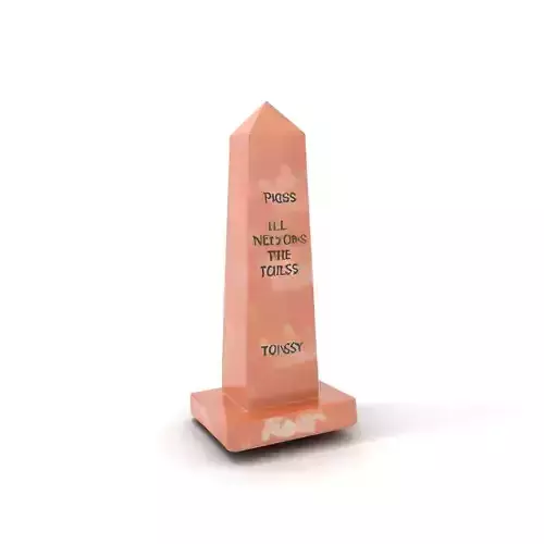 Marble Obelisk Sculpture model pack Low-poly 3D model