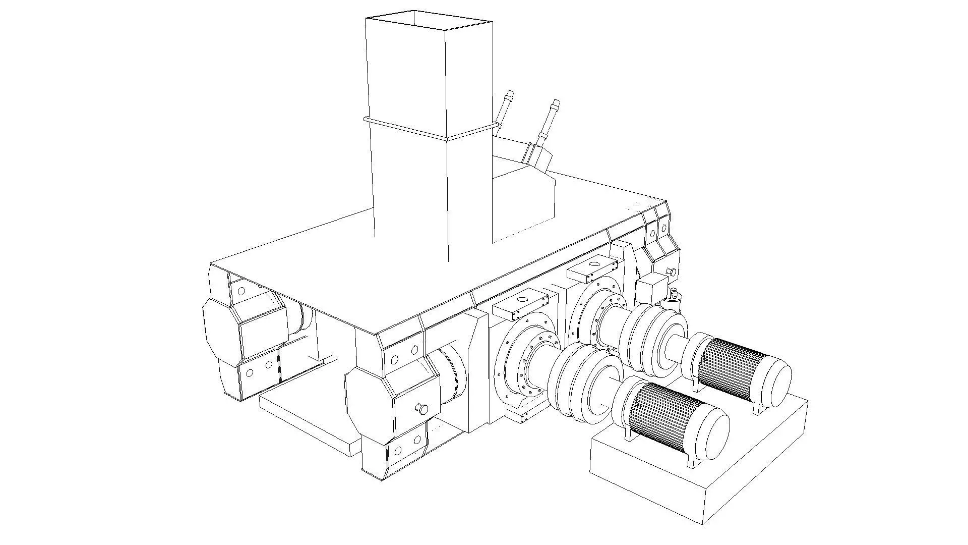 High Pressure Grinding Roll 3D model_5