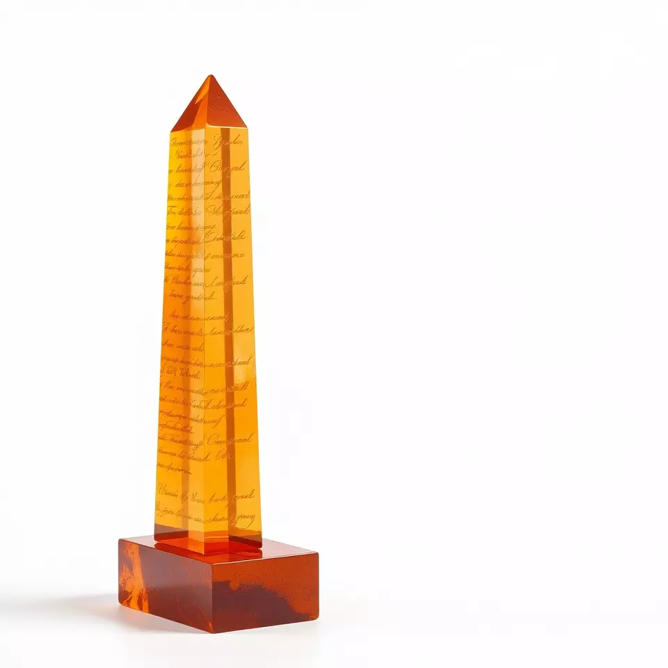 Amber Obelisk model pack Low-poly 3D model_2