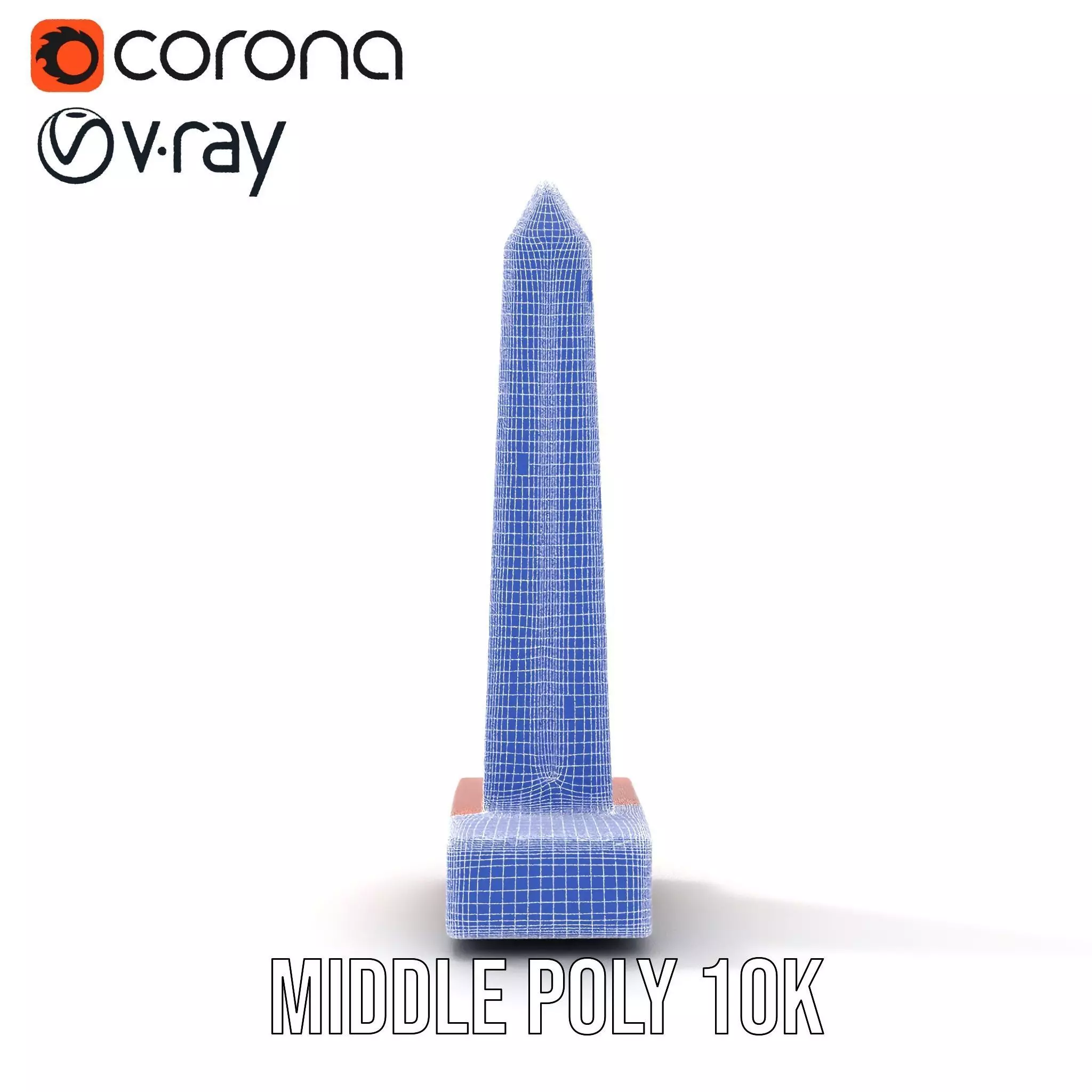Amber Obelisk model pack Low-poly 3D model_26