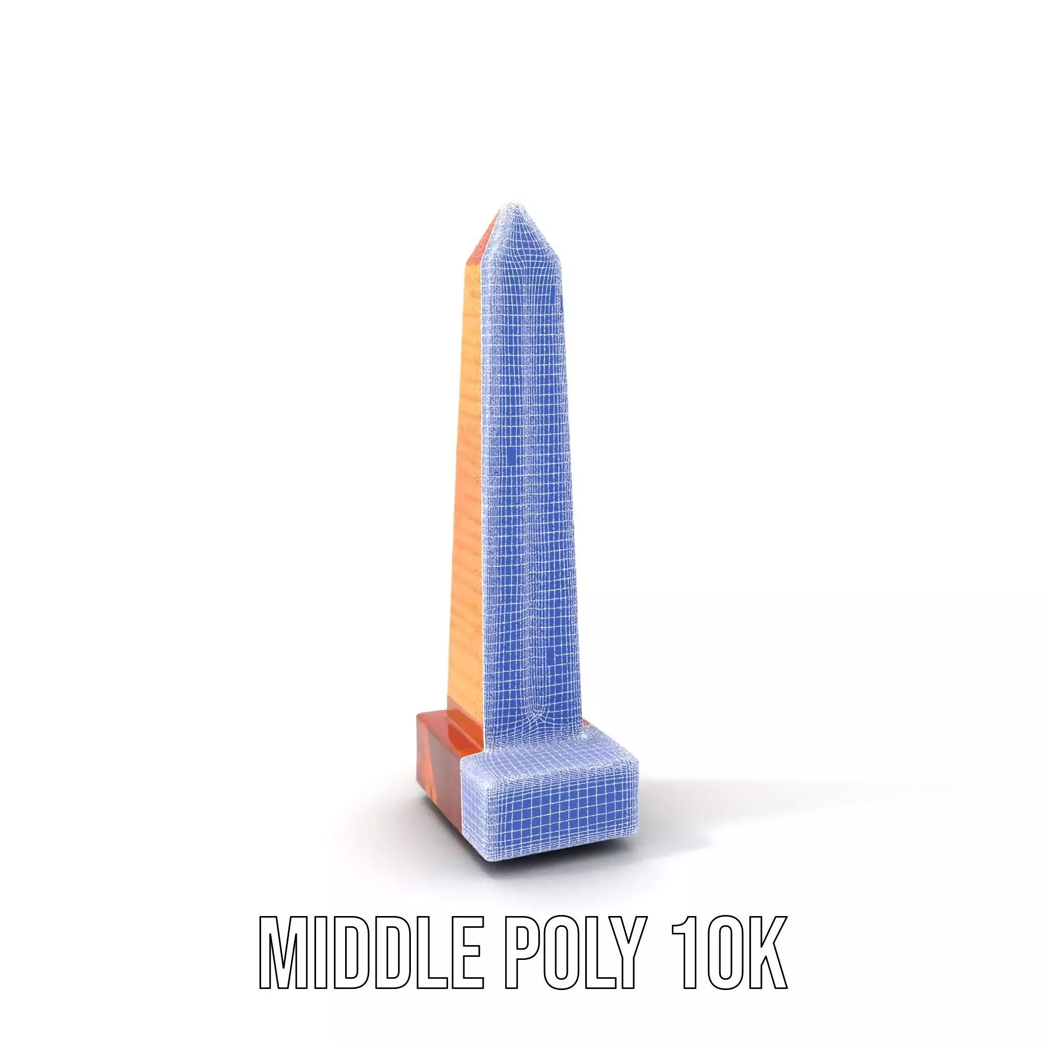Amber Obelisk model pack Low-poly 3D model_5