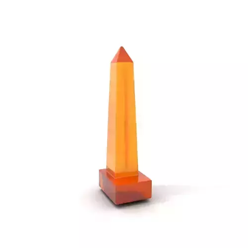 Amber Obelisk model pack Low-poly 3D model