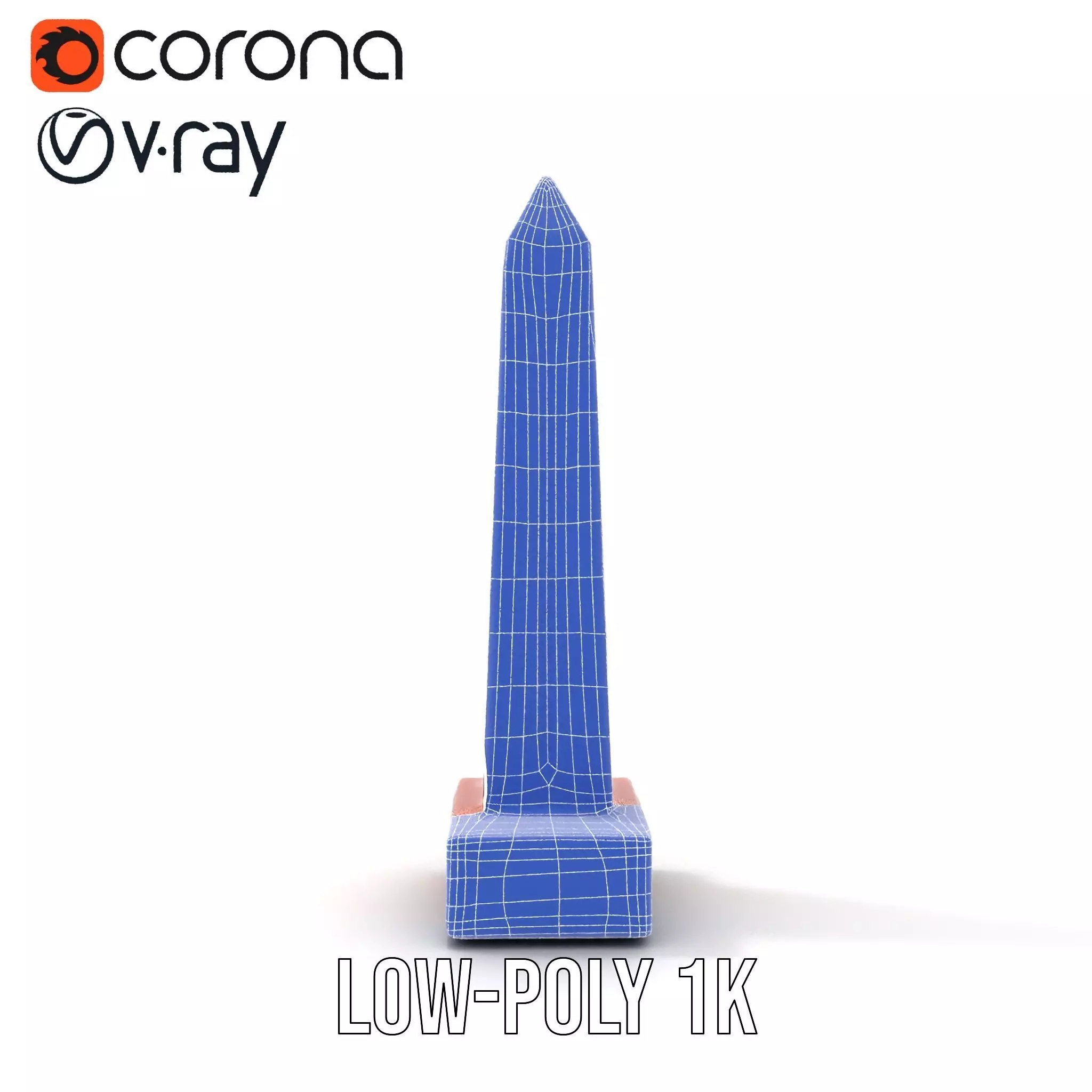 Amber Obelisk model pack Low-poly 3D model_27