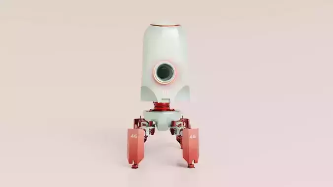 Sci-Fi Robot Drone  Stylized 