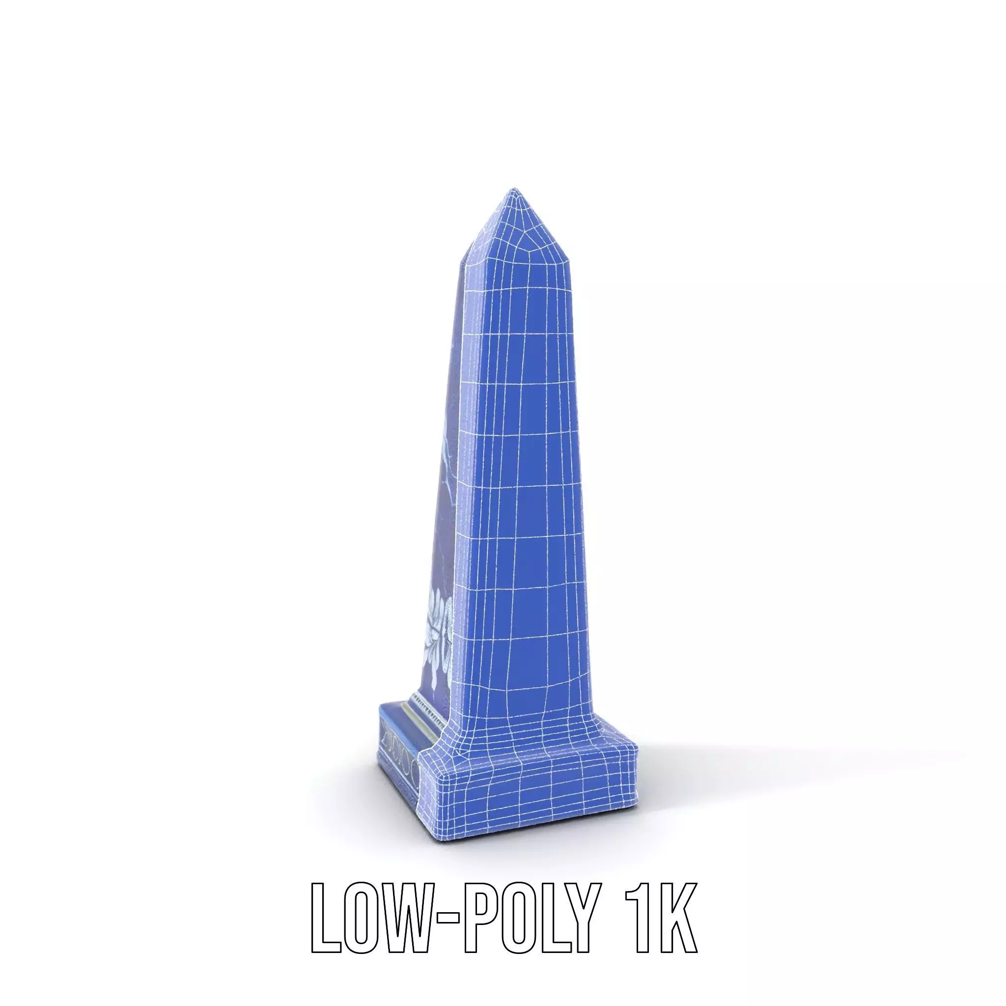 Cerulean Obelisk Dcor model pack Low-poly 3D model_14