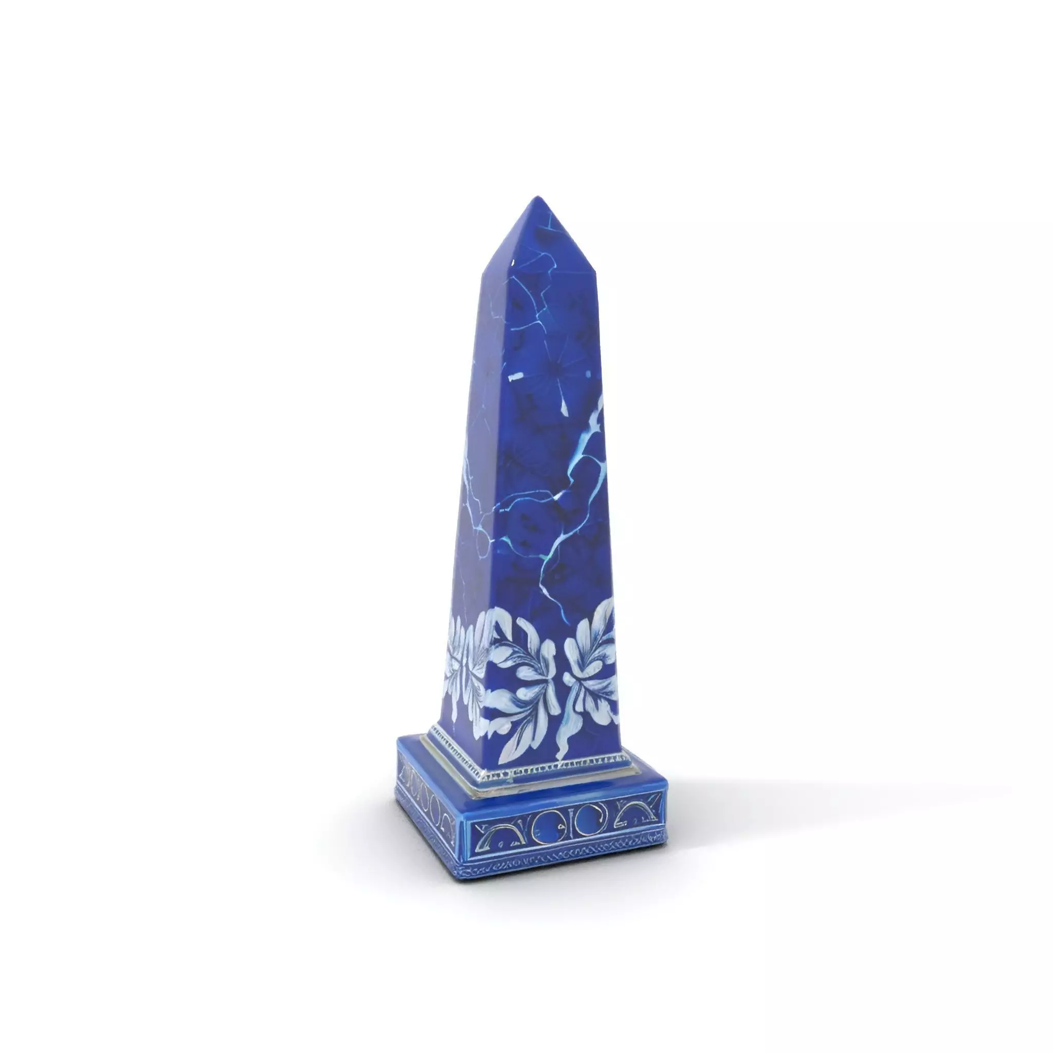 Cerulean Obelisk Dcor model pack Low-poly 3D model_7