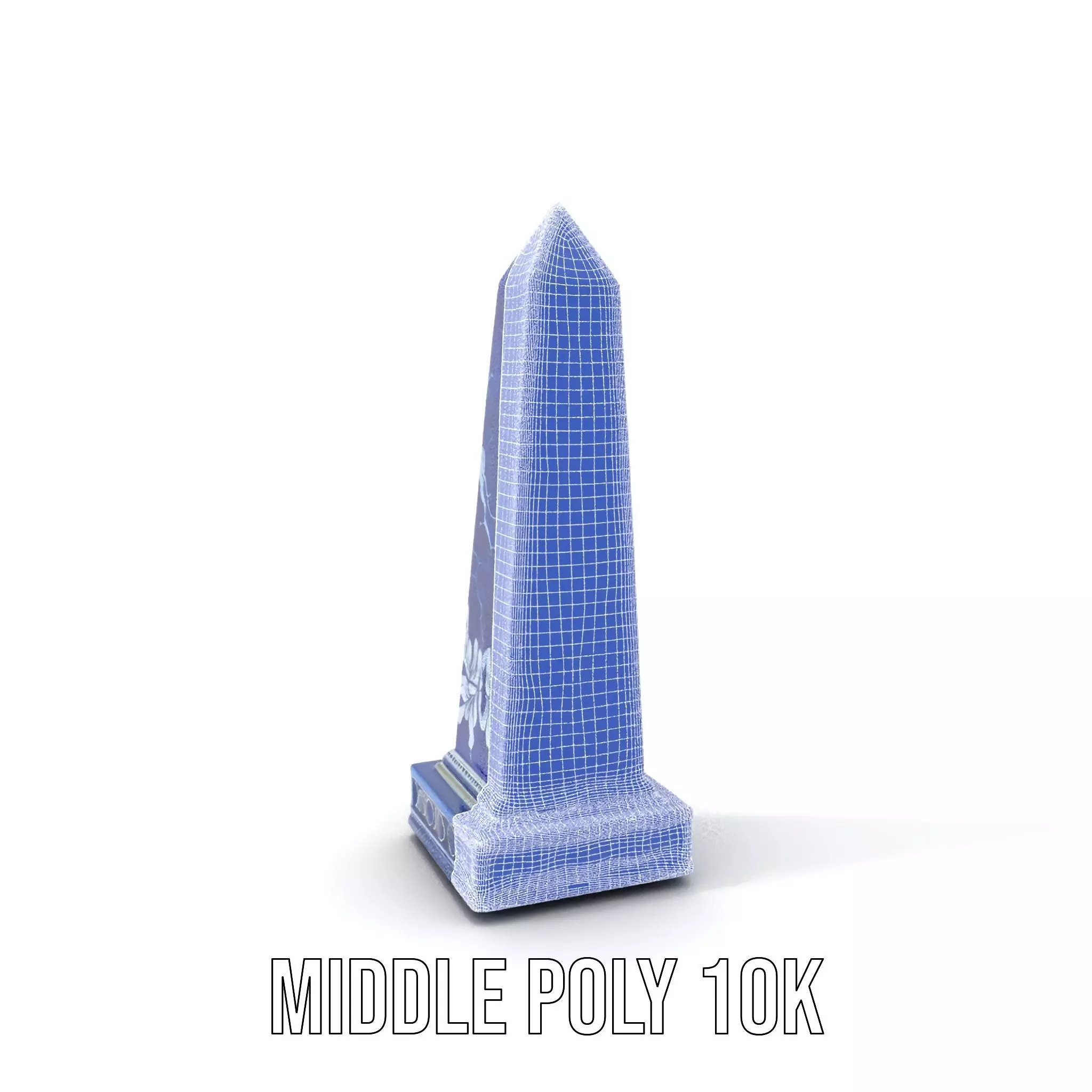 Cerulean Obelisk Dcor model pack Low-poly 3D model_22