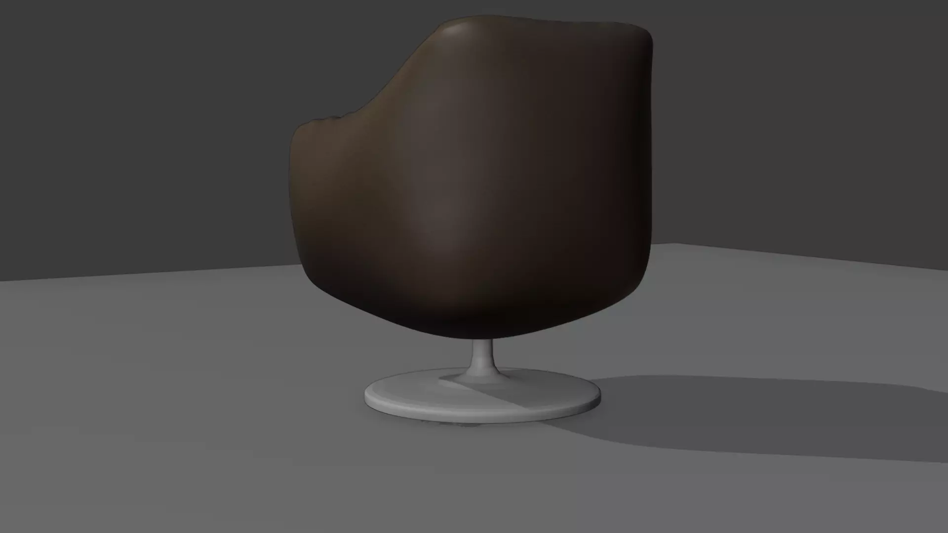 Modern Leather Chair 3D Model 3D model_6