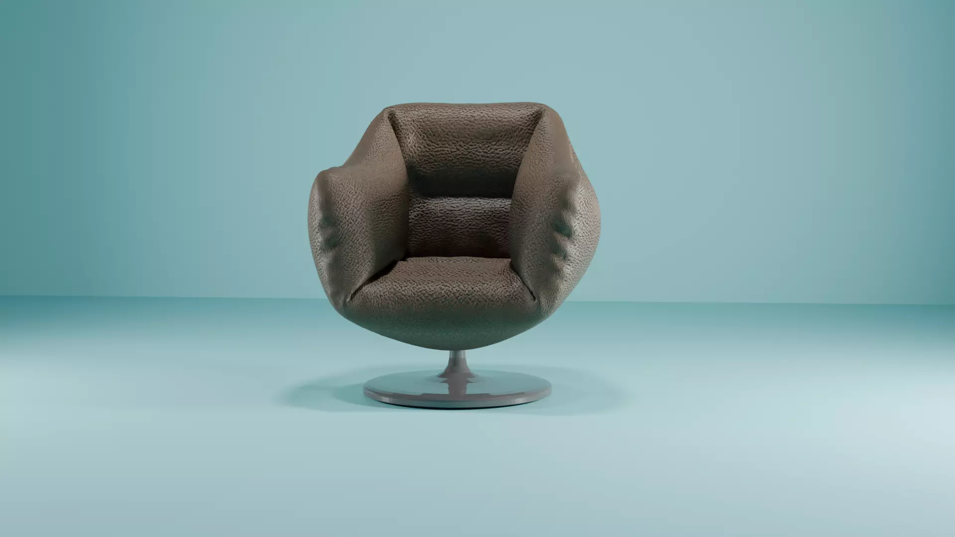 Modern Leather Chair 3D Model 3D model_0
