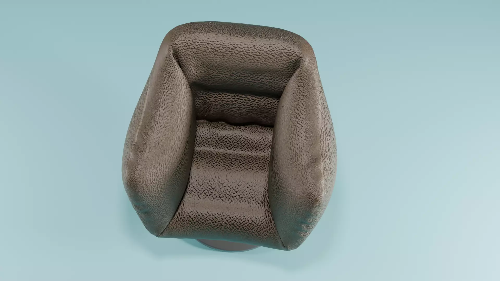 Modern Leather Chair 3D Model 3D model_1