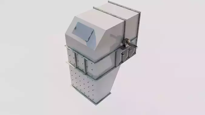 conveyor chute head 3D model