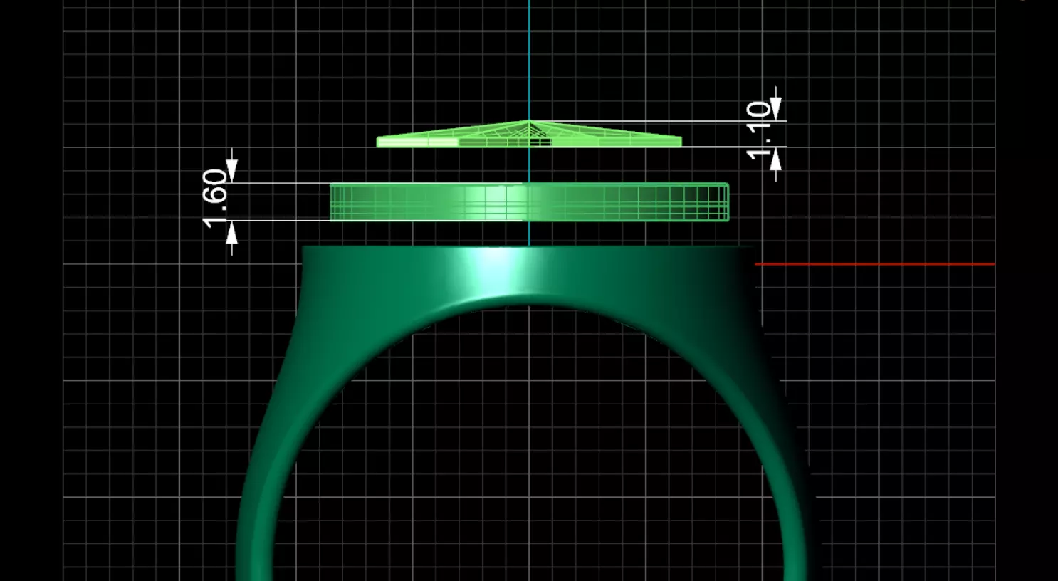 Rings compass 3D print model_12